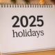 Holiday list 2025